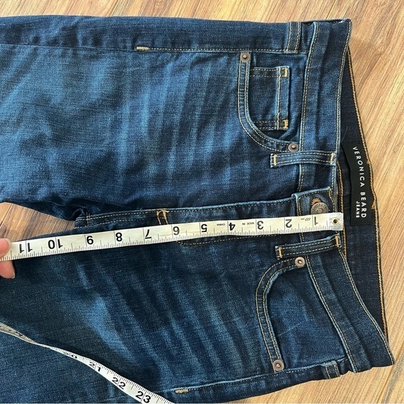 Veronica Beard Debbie High Rise Skinny Jeans Snap Button Side Vent - Picture 10 of 15